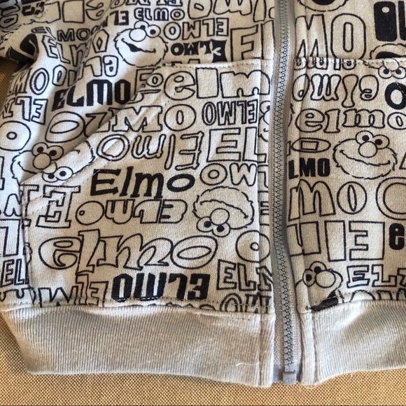 Sesame Street Elmo zip up jacket - Picture 2 of 4